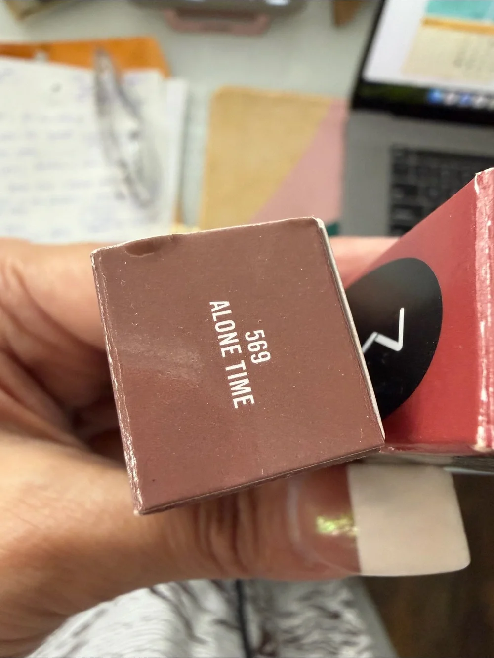 MAC Cosmetics Lipstick in Mauve Brown